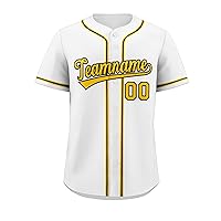 Custom Baseball Jersey Stitched Personalized Baseball Shirts Sports Uniform for Men Women Boy
