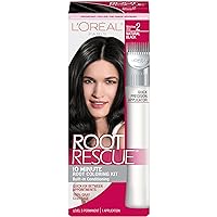 L'Oréal Paris Root Rescue Hair Color, 2 Natural Black