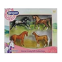 Breyer Horses Stablemates Horse Crazy Gift Collection | 4 Horse Set | Horse Toy | Horse Figurines | 3.75