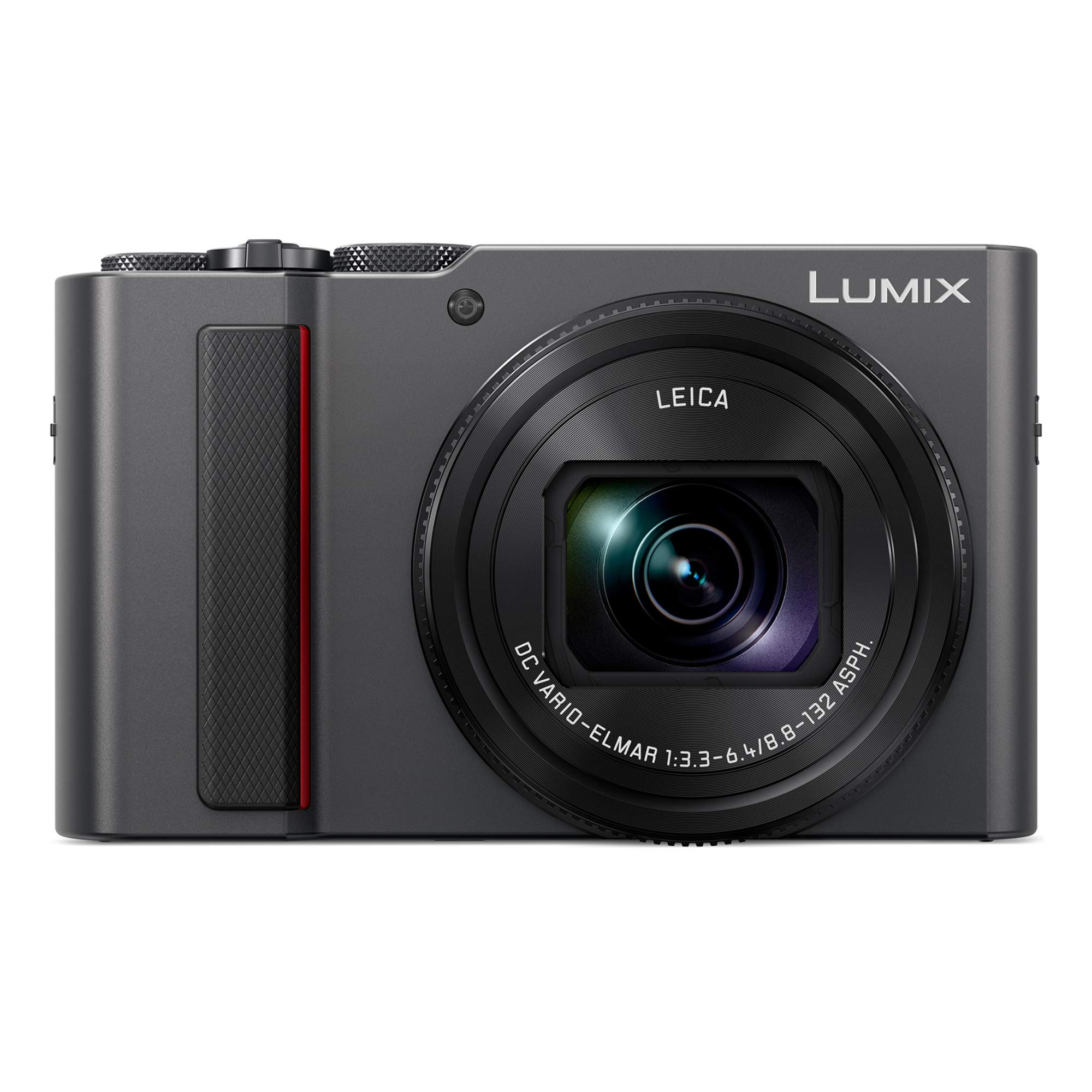 PANASONIC LUMIX ZS200 4K Camera 15X Leica DC Vario-Elmar Lens DC-ZS200K (USA Silver) Premium Bundle