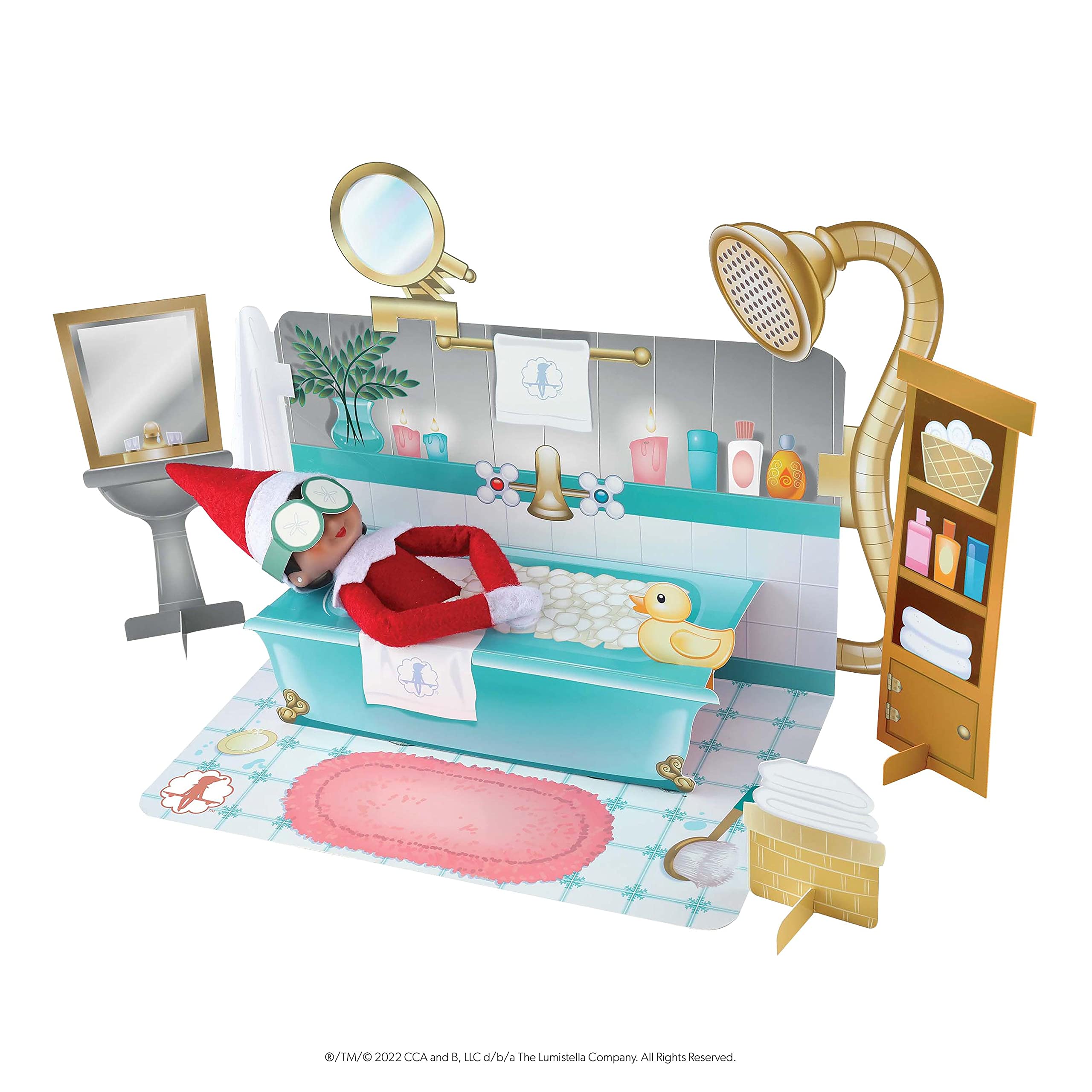 The Elf on the Shelf Insta-Moment Pop-Ups-Includes 3 Fun backdrops and pop Out Accessories for Easy Scenes!