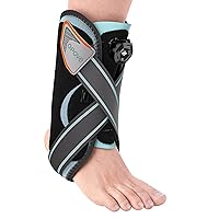 opove Ankle Support Brace for Women and Men’s Sprained Ankle with Stabilizers, Adjustable Knob Ankle Brace for Plantar Fasciitis and Tendonitis(L, Black)
