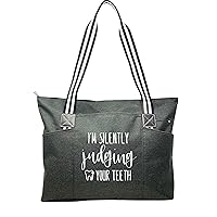 Brooke & Jess Designs Dental Assistant Gifts - Dentist Tote Bags Clinical Bag Gifts for Women Dentist