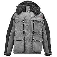 Striker Men's Hardwater Windproof Water-Resistant Insulated Outdoor Ice Fishing Jacket with Sureflote Flotation Technology