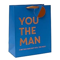 You The Man Old But Still The Man Gift Bag With Tag Gift Wrapping Essentials