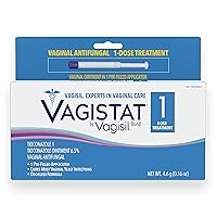 Monistat & Vagisil 1 Day Yeast Infection Treatments with 1 Tioconazole Prefilled Applicator Each for Women