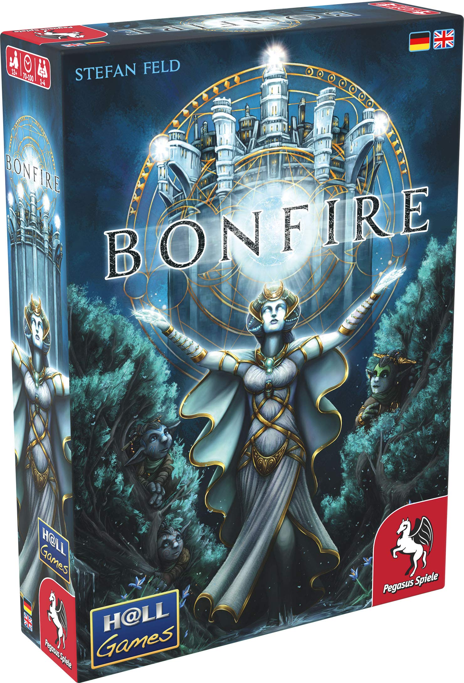 Bonfire – Board Game by Pegasus Spiele 1-4 Players – Board Games for Family – 70-100 Minutes of Gameplay – Games for Family Game Night – Kids and Adults Ages 12+ - English Version