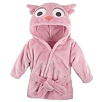 Hudson Baby Unisex Baby Plush Animal Face Bathrobe