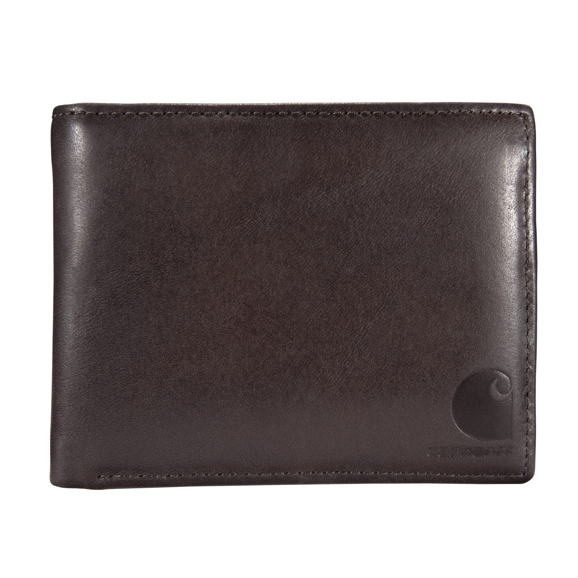 Carhartt Men's Billfold and Passcase Wallets, Durable Bifold Wallets, Available in Leather and Canvas Styles