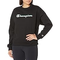 Champion Women's Crewneck Sweatshirt, Powerblend, Fleece Sweatshirt, Best Sweatshirt for Women (Plus Size Available)