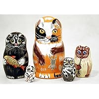 Alley Cat Nesting Doll 5pc./4