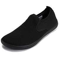 WHITIN Men's Wide Slip on Barefoot Shoes | Minimalist Sneakers | Elastic Collar