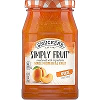 Smucker's Simply Fruit Apricot Spreadable Fruit, 10 Ounces