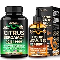 Organic Vitamin D3 Drops & Citrus Bergamot Capsules