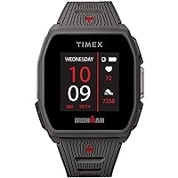 TIMEX IRONMAN R300 GPS Smartwatch with Heart Rate 41mm – Dark Gray with Silicone Strap
