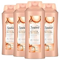 Professionals Smoothing Shampoo For Dry Hair Keratin Infusion Hair Shampoo with 48-hour Frizz Control, 28 Fl Oz (Pack of 4)
