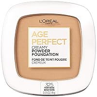Age Perfect Creamy Powder Foundation Compact, 325 Ivory Beige, 0.31 oz.