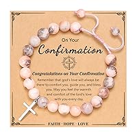 Confirmation Gifts for Teenage Girls/Boys, Cross Bracelet for Teen Girls Boys