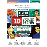 Oswaal UPSC CSE Prelims 10 Previous Years' Solved Papers Year-Wise (2014-2023) General Studies Paper-II (CSAT) English Medium (For 2024 Exam) Oswaal UPSC CSE Prelims 10 Previous Years' Solved Papers Year-Wise (2014-2023) General Studies Paper-II (CSAT) English Medium (For 2024 Exam) Kindle