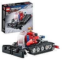 LEGO 42148 Technic Snow Groomer, 2-in-1 Winter Vehicle Model with Toy Snowmobile, Small Christmas Gift for Children, Technology Learning Toy for Boys and Girls from 7 Years and above