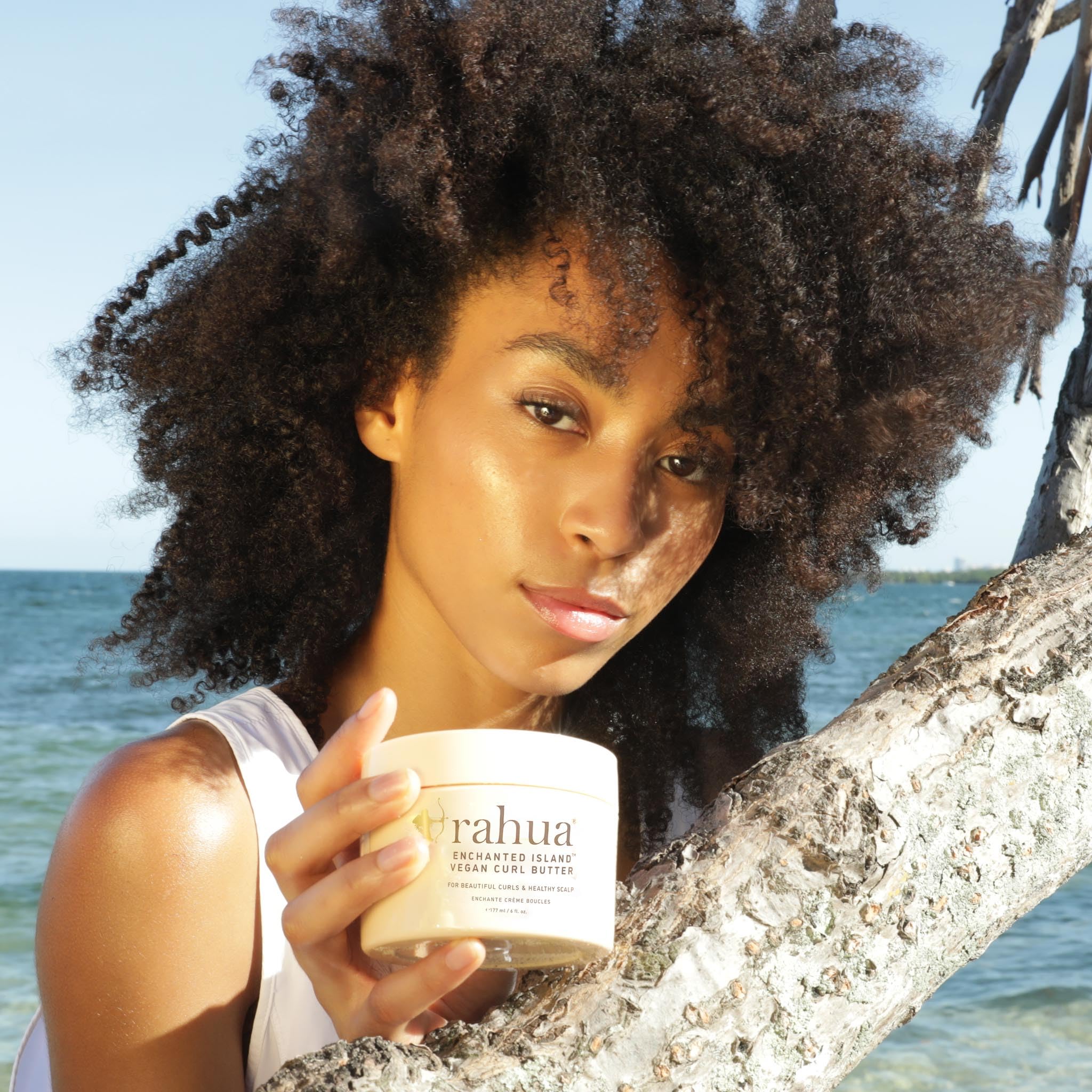 Rahua Enchanted Island Vegan Curl Butter 6 Fl Oz, For Curly Hair, Organic Ingredients for Beautiful Curls and Helthy Scalp