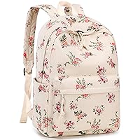 School Backpack for Teen Girls Women Laptop Backpack College Bookbags Middle School Travel Work Commuter Back Pack(Corduroy flower)