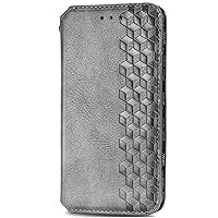 Wallet Case Compatible with Motorola G71 5G, Book Folding Protective Case with Kickstand Card Slot Magnetic Closure for Moto G71 5G (Grey)