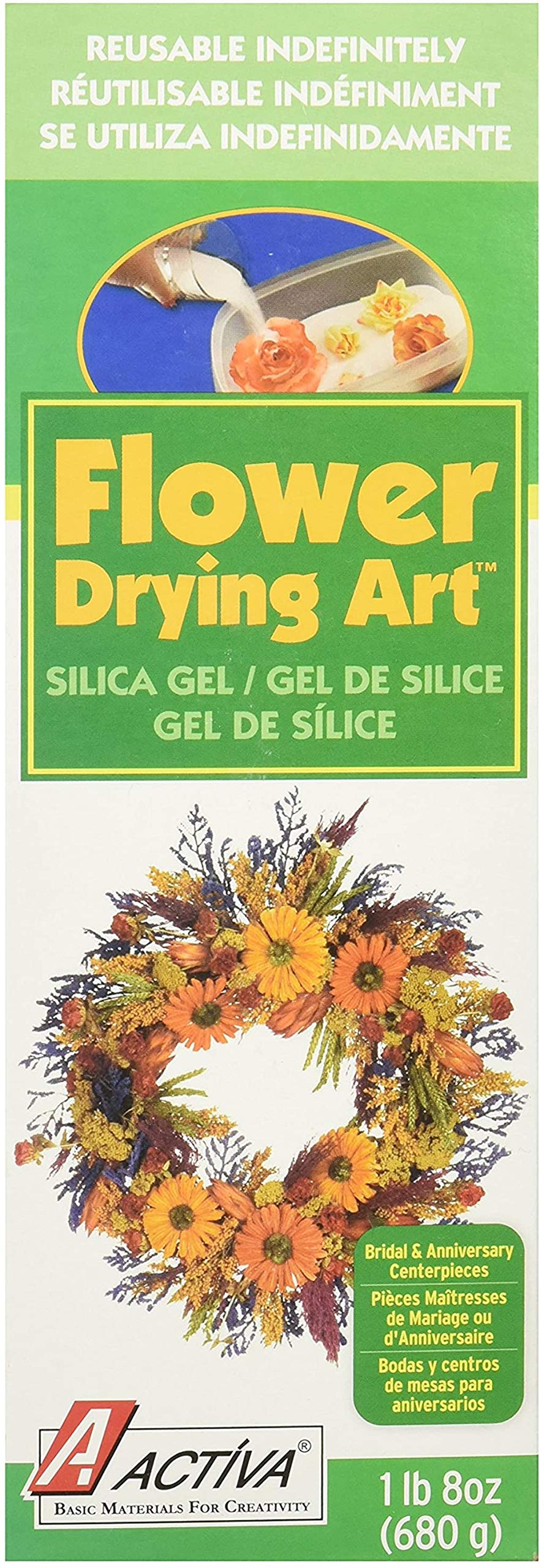 ACTIVA Silica Gel for Flower Drying 1.5 Pound