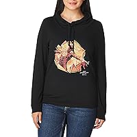 Marvel Spider-Man No Way Home Gold Web Shot Women's Long Sleeve Cowl Neck Pullover