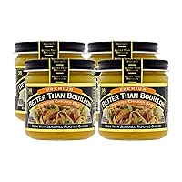 Better Than Bouillon Premium Roasted Chicken Base, Made with Seasoned Roasted Chicken, 38 Servings, Blendable Base for Added Flavor 8.00 Ounce (Pack of 4)