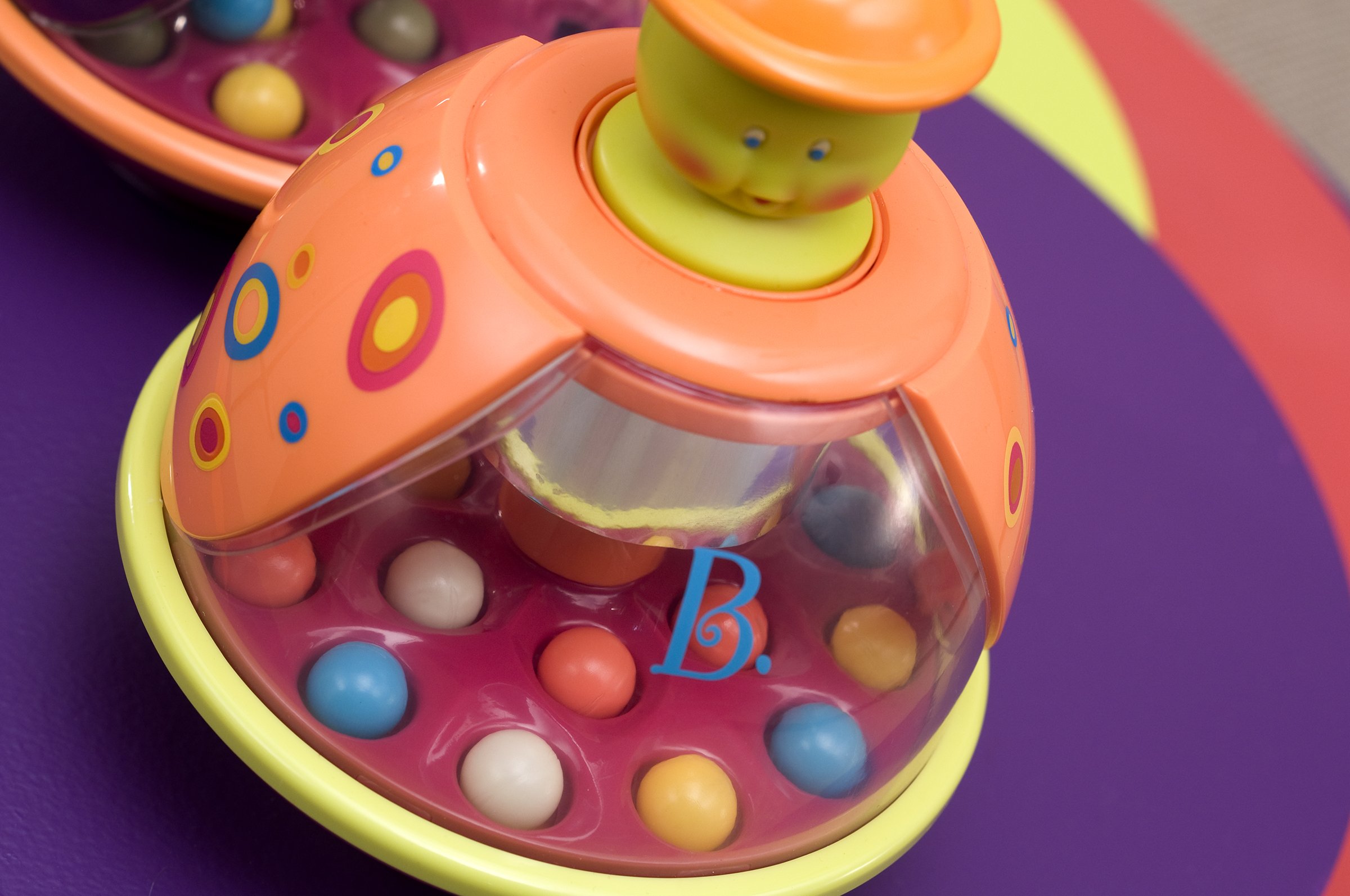 B. – Ball Popping Toy – Ladybug Tumble Toy – Developmental Toys For Toddlers – 20 Balls – 12 Months + – Poppitoppy