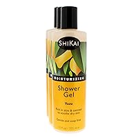 Daily Moisturizing Shower Gel (Yuzu, 12oz, Pack of 3) | Gentle Formula | Aloe Vera & Oatmeal for Soft, Healthy Skin | Dry Skin Relief
