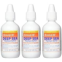 Pharmaceuticals Deep Sea Generic for Ocean Nasal Moisturizing Spray For Sinus Pressure 1.5 Fl Oz (Pack of 3)