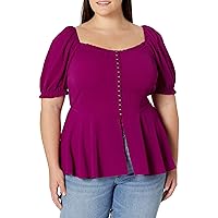 City Chic Women's Plus Size Top Quirky