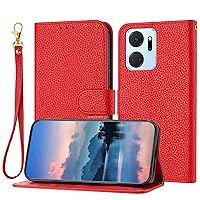 Cell Phone Flip Case Cover Wallet Case Compatible with Huawei honor X7A 4G/Huawei honor Play 7T Compatible with Women and Men,Flip Leather Cover with Card Holder, Shockproof TPU Inner Shell Phone Cove