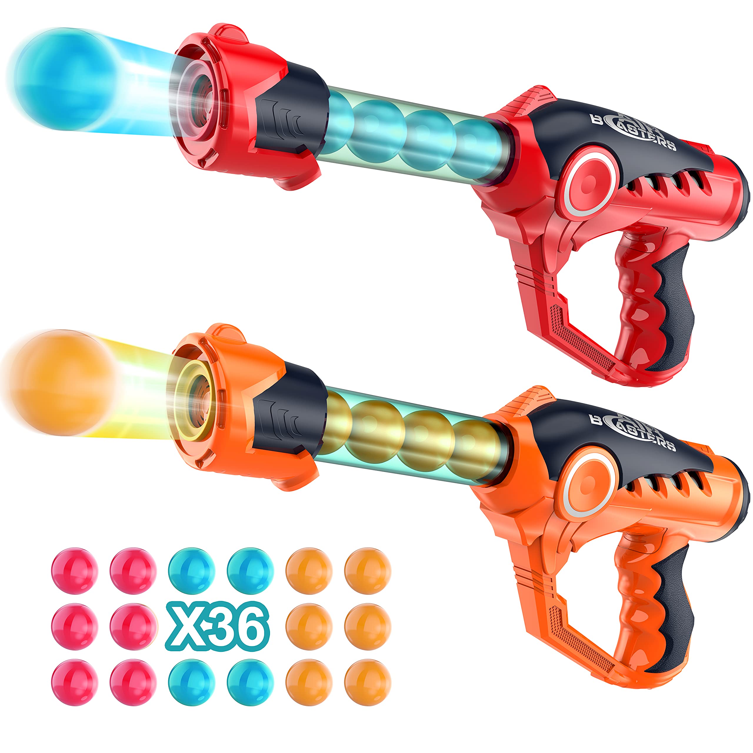 Shooting Game Toy for Age 6, 7, 8, 9, 10+ Years Old Kids, Girls, Boys - Foam Ball Popper Air Guns Toy & 36 Foam Bullet Balls, Sniper Kids Gun Toy Indoor Outdoor Yard Games, Xmas Gift Idea for 6-12+