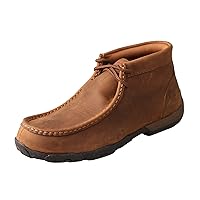 Twisted X Women’s Chukka Driving Moc, Distressed Saddle