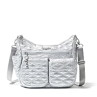 Baggallini Modern Everywhere Bagg - Water-resistant Lightweight Hobo Crossbody Bag for Women - Easy-Access Phone Pocket