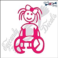Stick Family Girl in Wheelchair 4