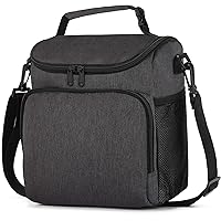 Lunch Box for Men,Insulated Lunch Bag Women with Adjustable Shoulder Strap, Cooler Bag with Drinks Holder for Adult Work Picnic Beach Workout