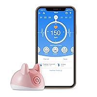 Roo Prenatal Heartrate Monitor – Portable, no Gel or Wires, Safe Bluetooth Technology – Listen, Track and Share Your Baby’s Heart Rate at 20 Weeks