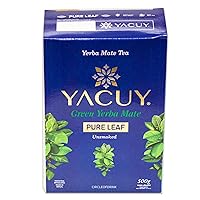 Circle of Drink - Yacuy Pure Leaf Yerba Mate - Unsmoked and Air Dried - Vacuumed Sealed Fresh - Natural Clean Energy - 500g, 1.1lbs (1 PACK)