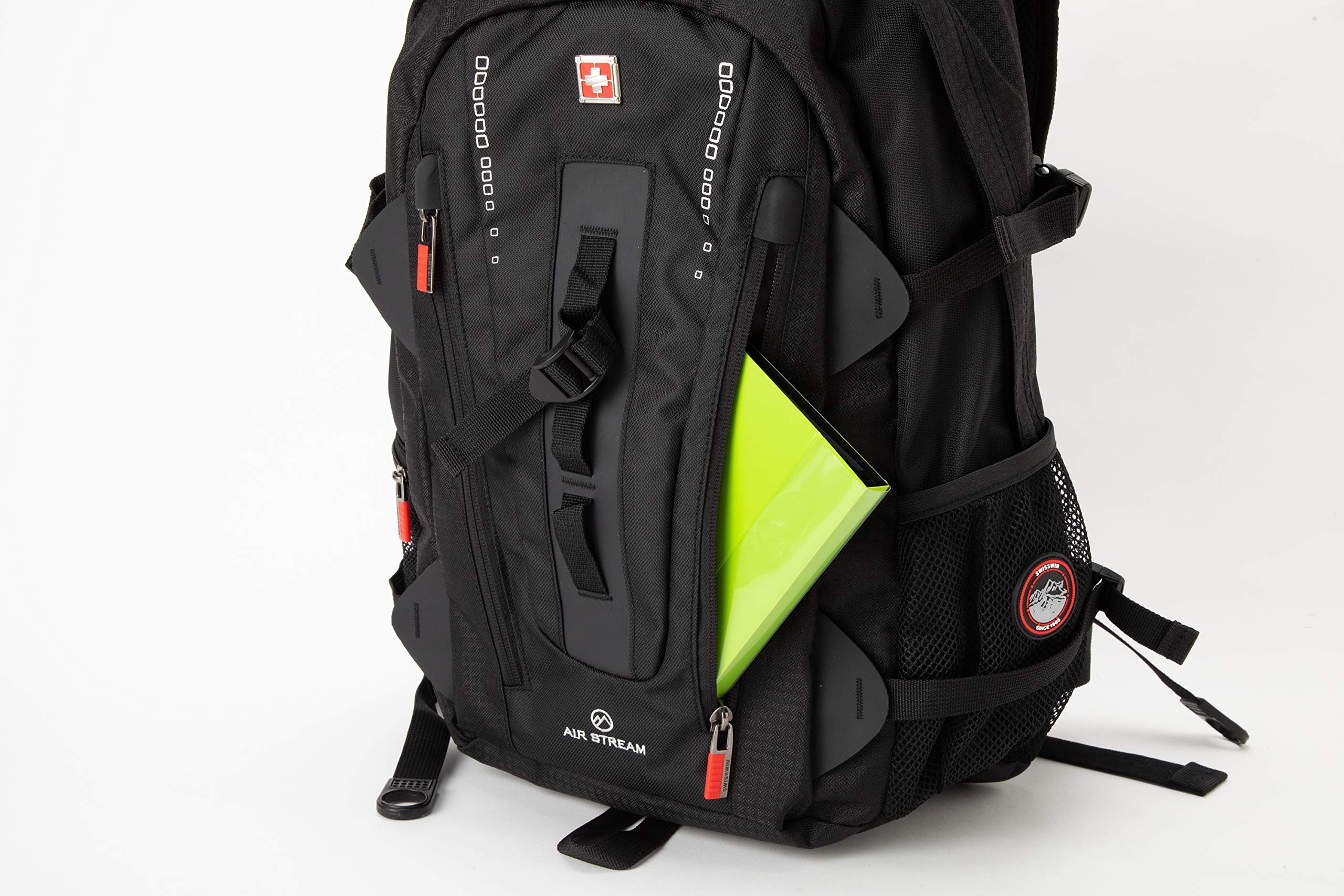 Swisswin SWE9972 Backpack, Black