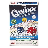 5308 - QWIXX - Natureline - Replacement Blocks Set of 2 - Plastic-free and Sustainable Dice Game