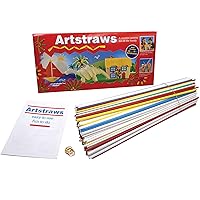 Pacon Artstraws Paper Tubes Art/Craft Straw, Assorted 300 per Box