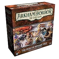 Arkham Horror The Card Game The Feast of Hemlock Vale Investigator Expansion - Face Unknown Terrors! Lovecraftian Cooperative LCG, Ages 14+, 1-4 Players, 1-2 Hr Playtime, Made by Fantasy Flight Games