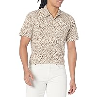 GAP Men's Short Sleeve Stretch Poplin Slim Fit