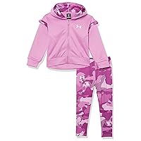 Under Armour girls Hoodie Set, Bottoms & Hoodie, Lightweight & Relaxed Fit