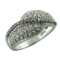 Carillon 0.27 Carat Andalusite Round Shape Natural Non-Treated Gemstone 925 Sterling Silver Ring Engagement Jewelry for Women & Men