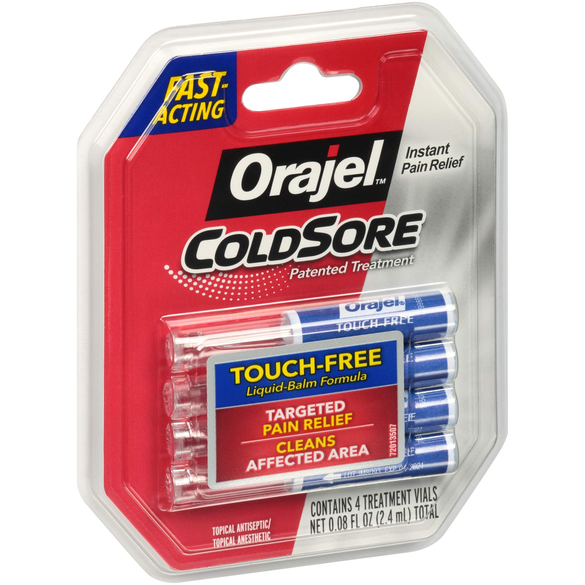 Orajel Cold Sore Treatment – Instant Relief for Cold Sore Pain- From #1 Oral Pain Relief Brand
